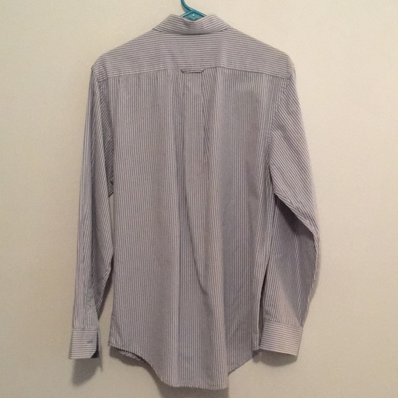 Izod blue striped button-down - Picture 2 of 4